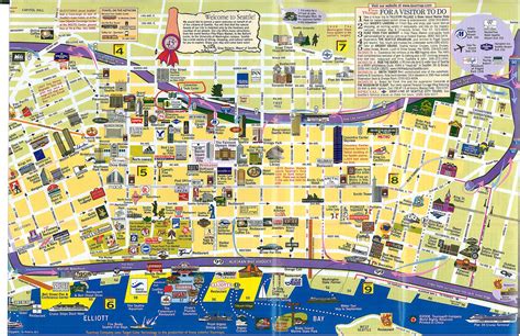 Seattle Map 01 | Map of Downtown Seattle for those of you wh… | Flickr