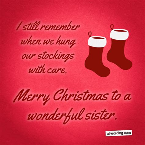 50+ Festive Christmas Wishes For a Sister » AllWording.com