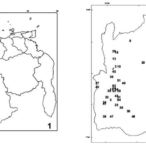 Location of State Táchira in Venezuela. Fig. 2. Map of the State ...