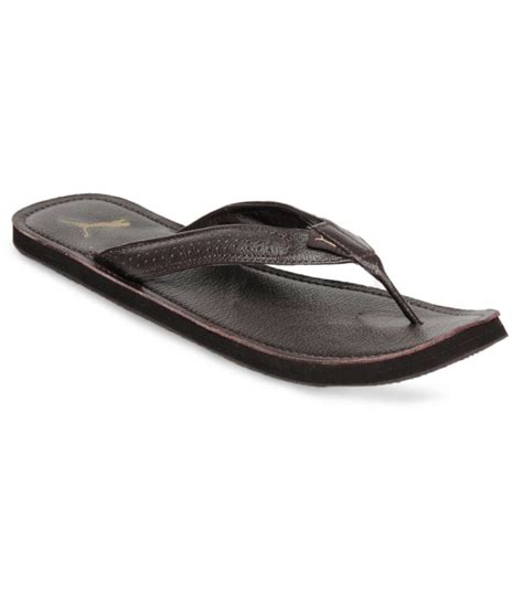 Puma Brown Slippers Price in India- Buy Puma Brown Slippers Online at Snapdeal