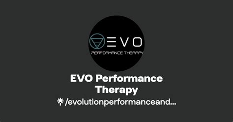 EVO Performance Therapy | Linktree