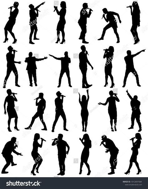 40,330 Singing Silhouette Stock Vectors, Images & Vector Art | Shutterstock