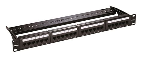 UTP Patch Panel - Cat 6 UTP Loaded Patch Panel in Components | D-Link India