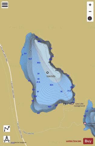 Lava Lake Fishing Map | Nautical Charts App