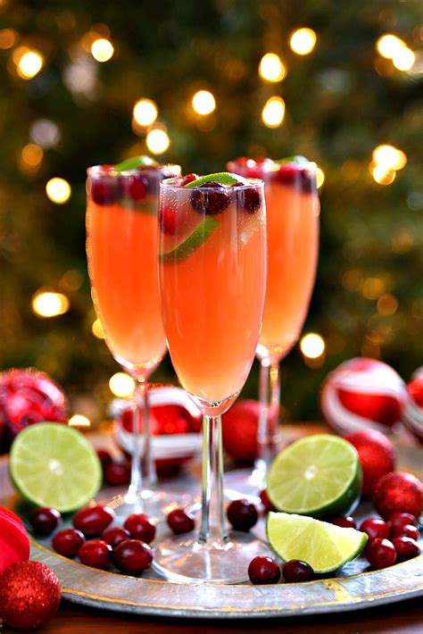 Christmas Mimosas - Holiday Cocktail Recipe - Kara Creates | Recipe ...