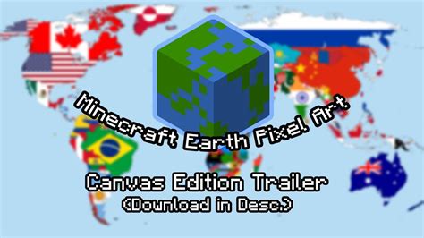 Minecraft Earth Pixel Art Map Out Now! (Download) - YouTube