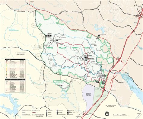 Prince William Forest Park Map - Full size | Gifex