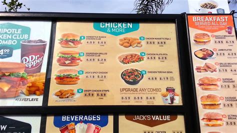 Jack in the Box Menu & Prices in 1080p HD - La Mesa, Ca. - YouTube