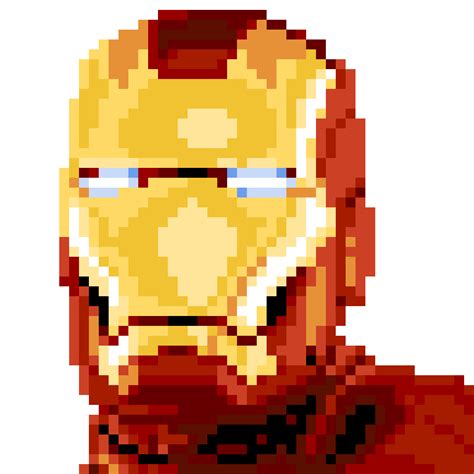 Iron man pixel art