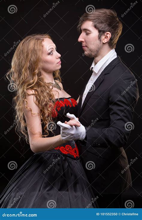 Couple dancing the waltz stock photo. Image of background - 101552350