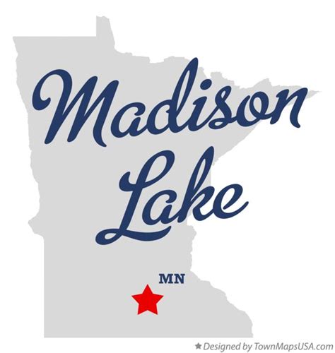 Map of Madison Lake, MN, Minnesota