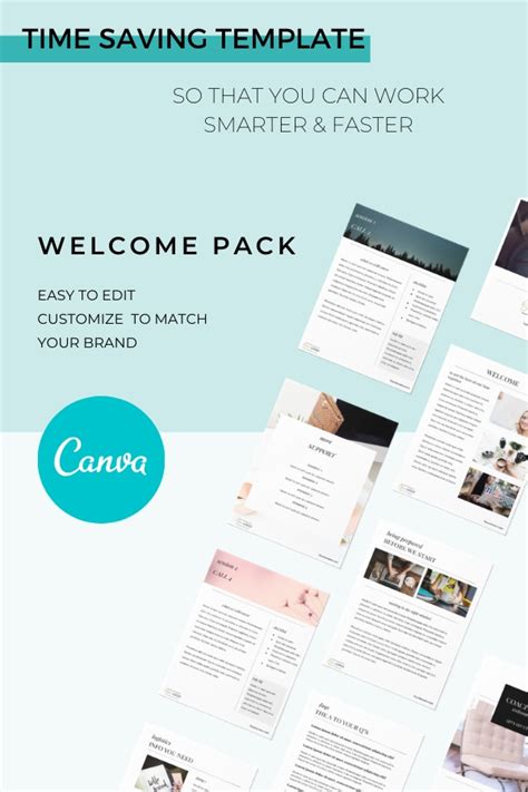 Welcome Pack Templates for Canva | Classic