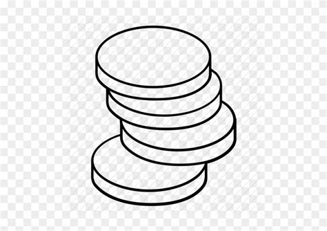 Clip Art Free Coins Drawing - Stack Of Coins Drawing - Free Transparent PNG Clipart Images Download