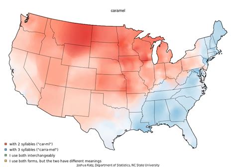 22 maps showing how different Americans pronounce different words