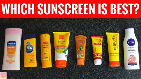 15 Sunscreens in India Ranked from Worst to Best - YouTube