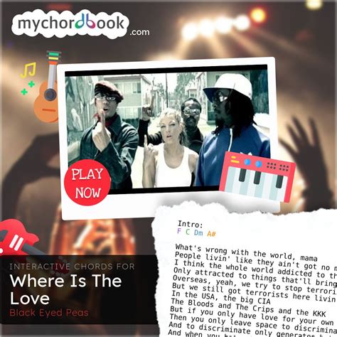 Black Eyed Peas - Where Is The Love Chords