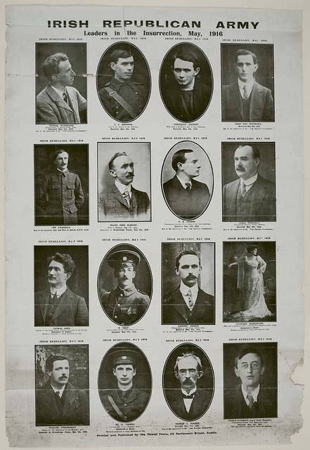 Irish Republican Army leaders 1916 Rising – Irish Volunteers.org