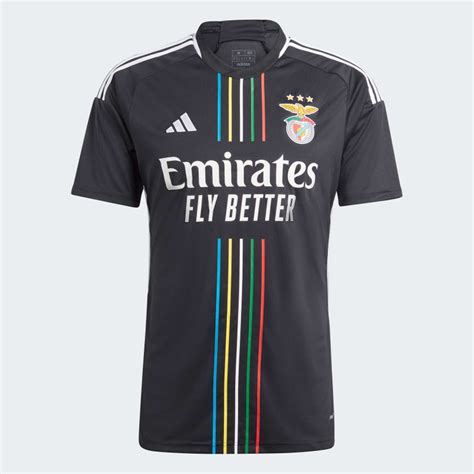 adidas Benfica 23/24 Away Jersey - Black | Men's Soccer | adidas US