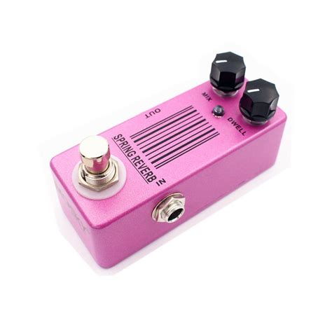 2021 New! Mini Spring Reverb Guitar Effect Pedal Reverb Pedal And True Bypass Durable And ...