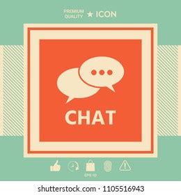 Chat Button Icon Stock Vector (Royalty Free) 1105516943 | Shutterstock