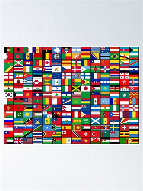 "The World's Flags" Poster for Sale by WorldFlagCo | Redbubble