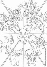 Eevee Evolutions Pokemon Colouring Page By Steffitoots On DeviantArt  sketch template