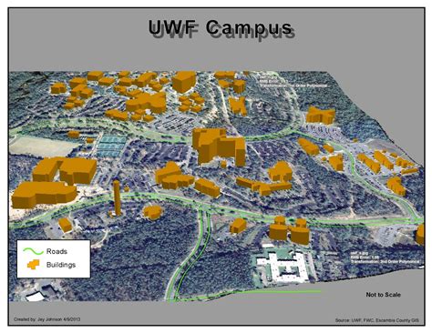 Jay Johnson's UWF GIS Blog: Georeferencing, Editing & ArcScene