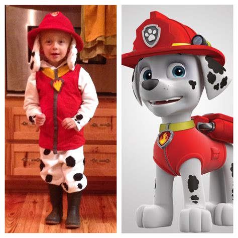 Marshall from Paw Patrol Halloween Costume | Paw patrol halloween costume, Paw patrol costume ...