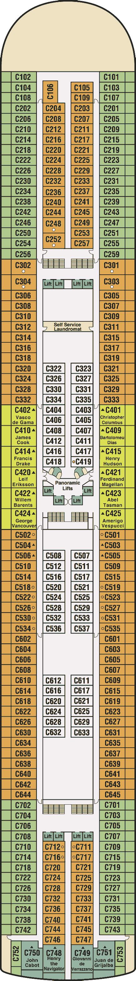 Grand Princess deck plans - Cruiseline.com