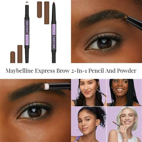 Maybelline Express Brow 2-In-1 Pencil And Powder | Makeup news, Maybelline, Brows