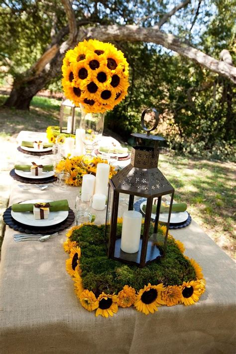 25 Sunflower Wedding Decorations Ideas - Wohh Wedding