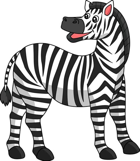 Download Zebra Cartoon Colored Clipart Illustration for free | Zebra cartoon, Zebra, Mountain zebra