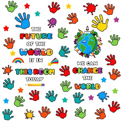 Buy 82 Pcs Motivational Classroom Bulletin Board Set Classroom ...