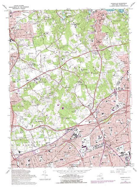 Hicksville topographic map, NY - USGS Topo Quad 40073g5