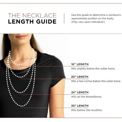 the proper length of a Necklace | Necklace length guide, Style chart, Fashion