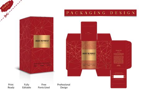 Perfume Packaging Design, Luxury Box Des Graphic by sumonuix · Creative ...