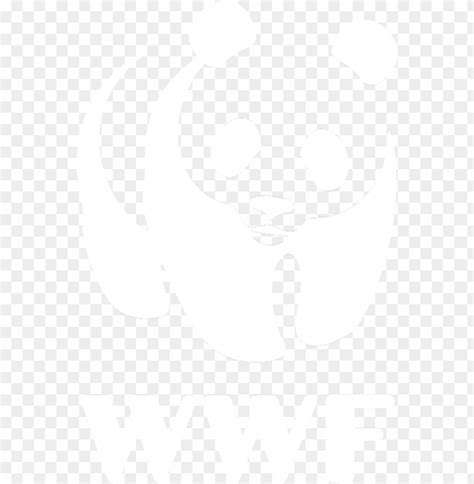 wwf logo white transparent PNG image with transparent background | TOPpng