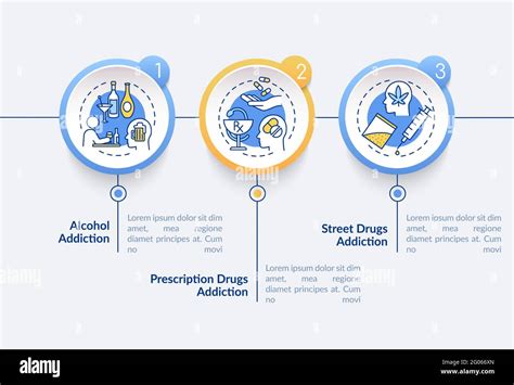 Addiction types vector infographic template Stock Vector Image & Art ...