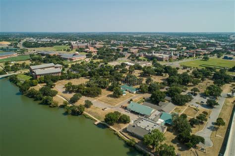 Aerial Image of Baylor University Waco Texas Stock Photo - Image of ...