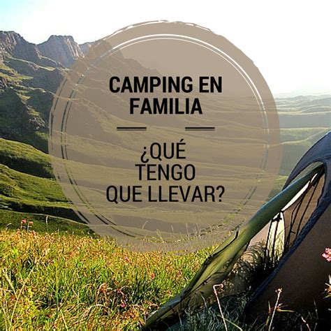 Qué llevar de camping: Consejos, recomendaciones e imprimible gratis | Van de camping, Cosas ...