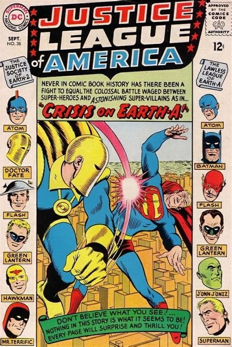 Justice League of America #38 - Crisis on Earth-A! (Issue) | Silver age ...