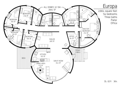 Floor Plans: 6 or more bedrooms | Monolithic.org