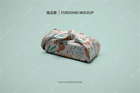 Premium PSD | Traditional furoshiki wrapping cloth