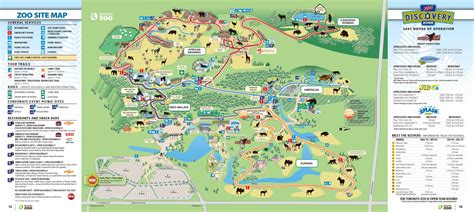 Toronto zoo map - Map of Toronto zoo (Canada)