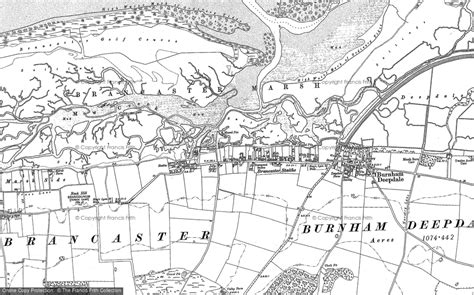 Old Maps of Brancaster Staithe, Norfolk - Francis Frith