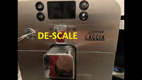 Gaggia Brera Descale, Step by Step - YouTube