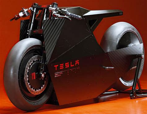 The Sokudo is a Stealthy Electric Tesla Motorcycle Concept That Shape ...