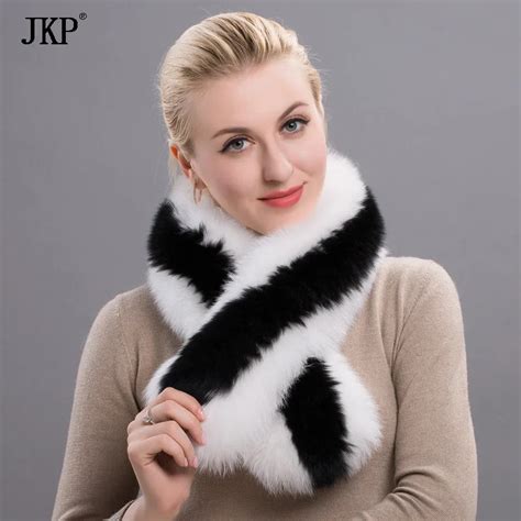 JKP new women winter real fox fur scarf of genuine fox fur scarves band new warm shawl 1-in ...