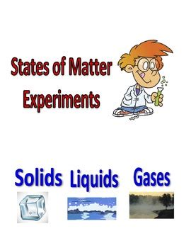 States of Matter Experiments for Elementary Students by Primary Partners