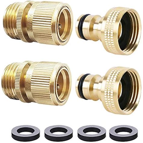 HQMPC Garden Hose Quick Connect Solid Brass Connector Fitting Water Connectors | eBay